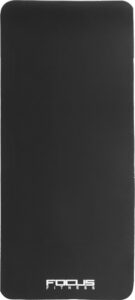 Focus Fitness trainingsmat zwart met logo